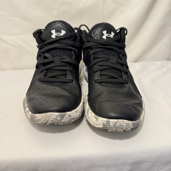 Under Armour Boys‎ Jet 21 3024794-001 Black Basketball Shoes Sneakers Size 4Y - Picture 3 of 8